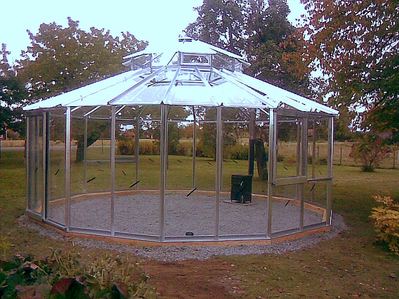 27 m² lustväxthus